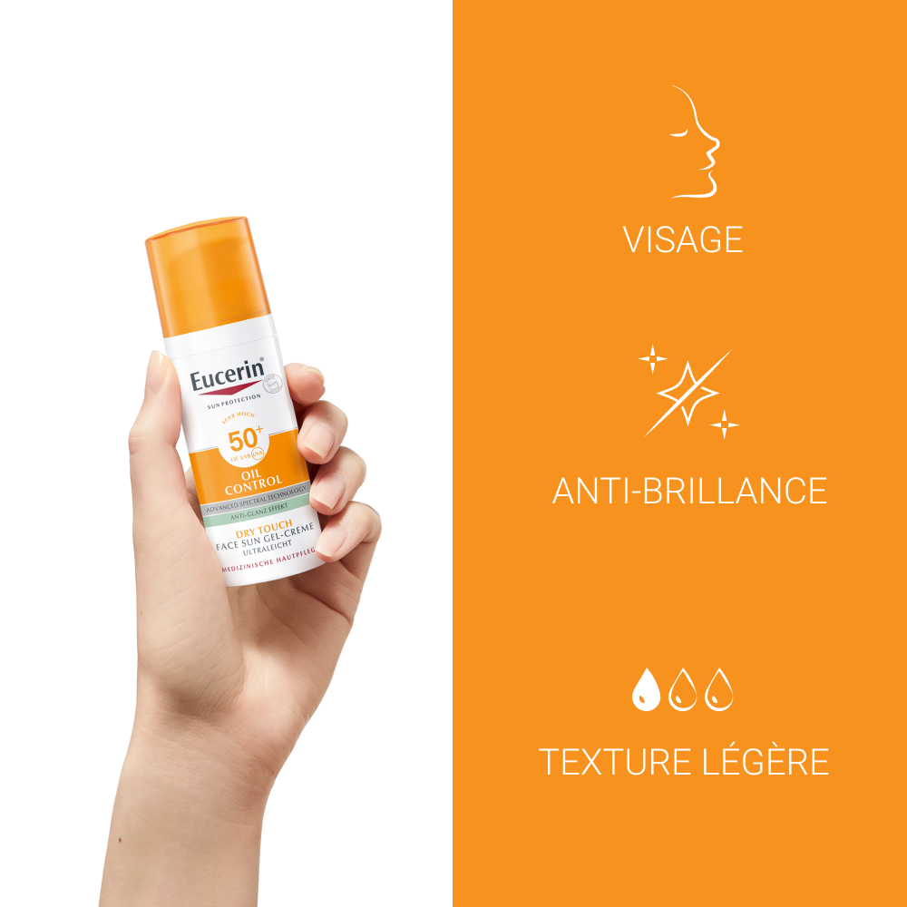 Crème solaire Oil Control pour peaux normales et sujettes aux